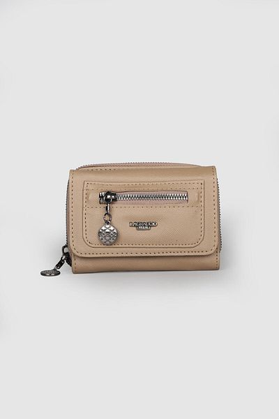 La La'Graccio Paris La'Graccio Paris Дамски портфейл Lagra с множество отделения от изкуствена кожа, цвят тъмна норка