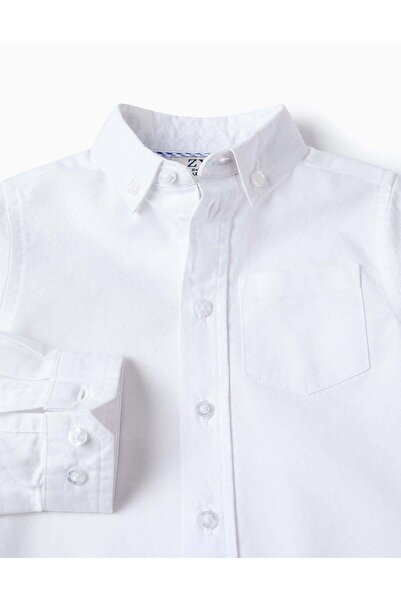 Ziddy CLASSIC COTTON SHIRT FOR BABY BOYS WHITE