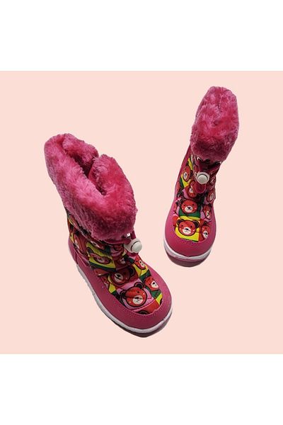 AkınalBella Poly Figured Winter Children's Snow Boots