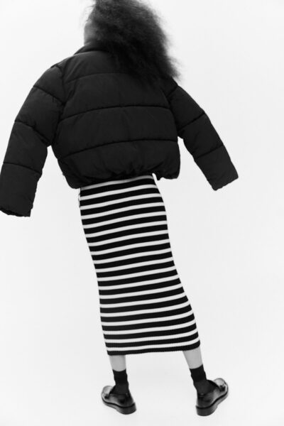 H&M Naylon Pofuduk Ceket