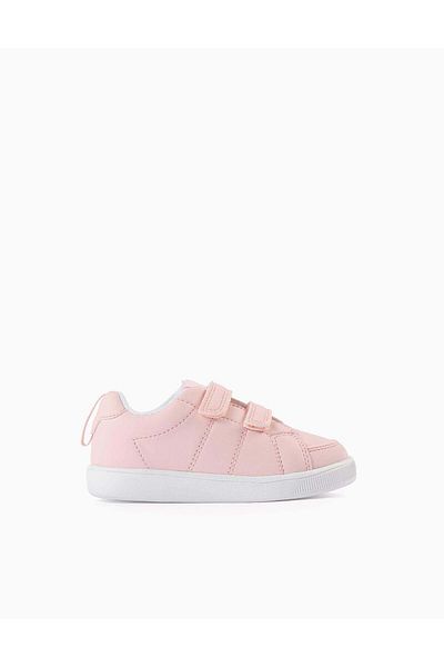 Ziddy TRAINERS FOR BABY GIRLS 'MY FIRST SNEACKER - 1996' PINK/WHITE