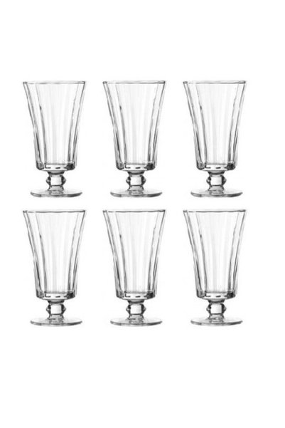 Paşabahçe Diamond Coffee Water Glass with Luster on the Side 120 Cc 6-Piece Fma412033