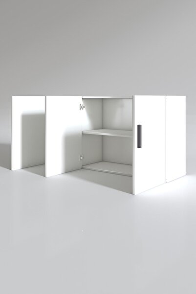 Kenzlife Hazır Mutfak Canna32 Byz 060*120*32 Mutfak Banyo Dolabı Kapaklı Raflı