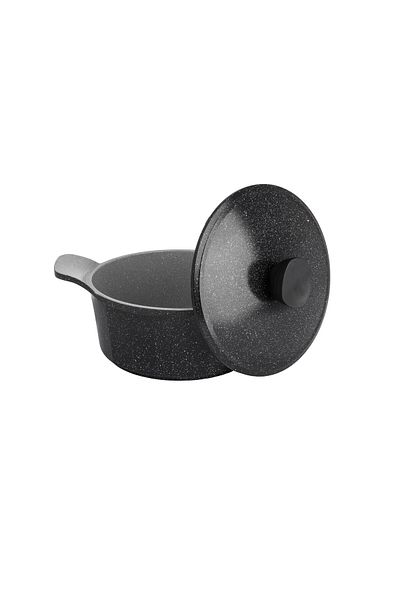Dania Jewel black granite cookware set, 12 pieces, high quality