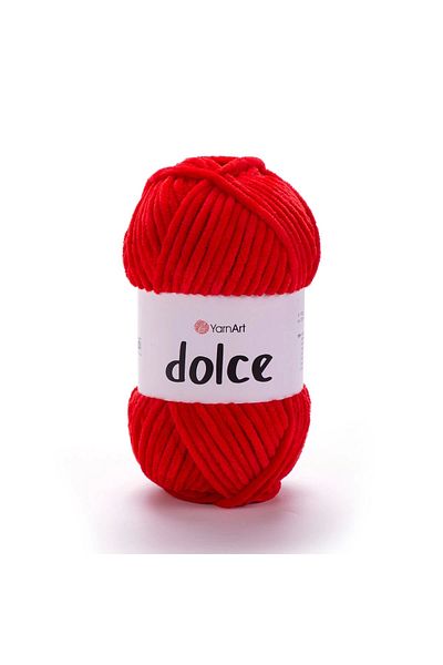 Yarnart Dolce - Velvet Hand Knitting Thread Red-748