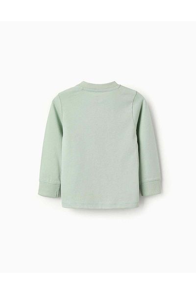 Ziddy LONG-SLEEVED T-SHIRT FOR BABY BOYS 'MICKEY & FRIENDS' GREEN