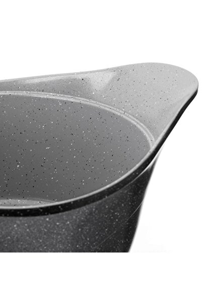 Dania Lahoya granite cookware set, 17 pieces, black