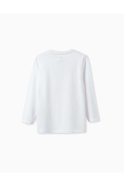 Ziddy PACK OF 2 LONG SLEEVE T-SHIRTS FOR BOYS WHITE