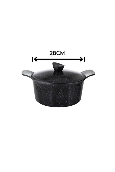 Dania Jewel black granite cookware set, 16 pieces, high quality