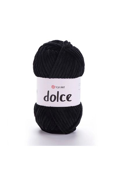 Yarnart Dolce - Βελούδινο Χειροποίητο Νήμα Μαύρο-742