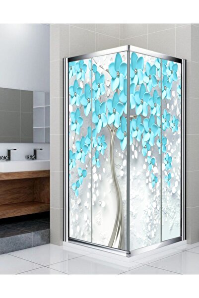 RENKLİ HOBBY Banyo Duşakabin Kaplama Folyo Sticker - Giydirme - Kendinden Yap...