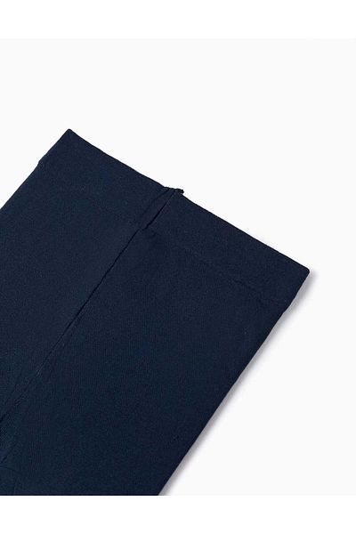 Ziddy 2 PACK OF 40 DEN MICROFIBER TIGHTS FOR GIRLS DARK BLUE