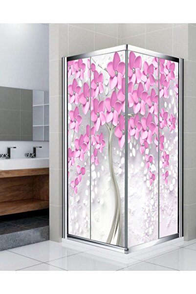 RENKLİ HOBBY Banyo Duşakabin Kaplama Folyo Sticker - Giydirme - Kendinden Yap...