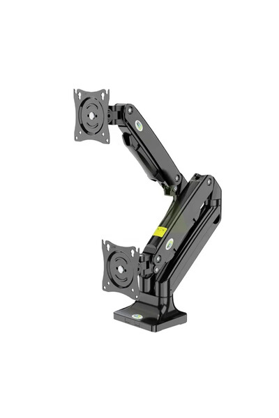 kaloc حامل شاشة مرن مزدوج باللون الأسود