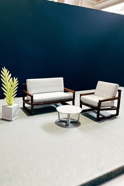 EMM DESIGN 1/50 Ölçek Koltuk Seti