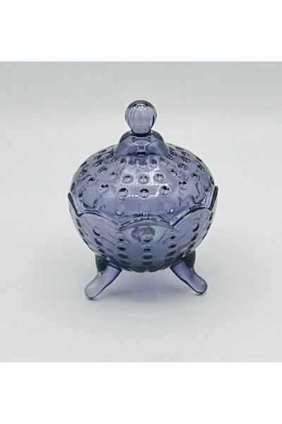 Lavin Lavin Purple Colored Glass Candy Holder