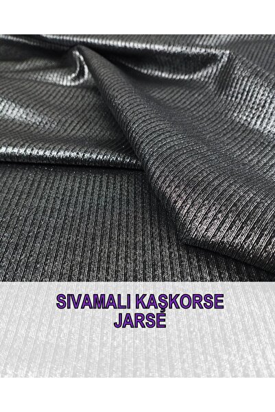 Kumaş Parça Кашкорсе джерсі ламе з облямівкою (ширина 140 см x довжина 250 см)