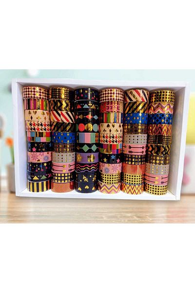 izmir yazici servis Ornament Tape 10 Pieces Gilded Shiny Ornament Tape Set