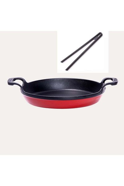 Sürel 22 cm Red Demirdöküm Sahan - Silicone Tongs