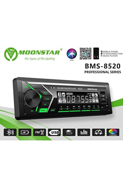 Moonstar OTO TEYP 4x45w Uyumlu Bt/usb/sd/fm/aux BMS-8520