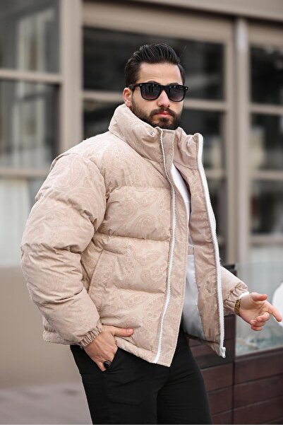 RHONES ΑΝΔΡΙΚΟ ΚΑΛΥΜΜΑ ΧΕΙΜΕΡΙΝΟ ΠΑΛΤΟ FLOCK