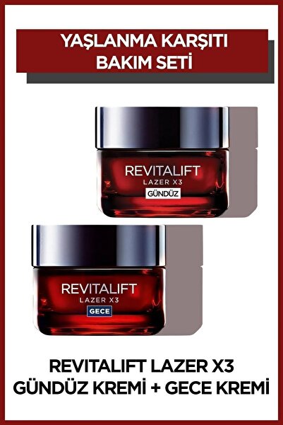 L'Oreal Paris L'oréal Paris Revitalift Lazer X3 Yoğun Yaşlanma Karşıtı Gündüz...