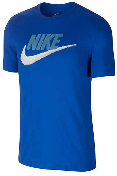 Nike Αθλητικά ρούχα Swoosh Tshirt Ανδρικό T-Shirt Μπλε