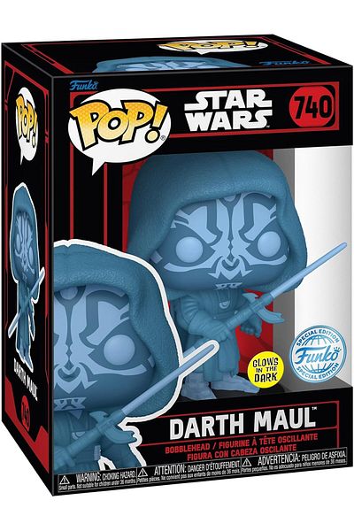 Funko Pop! Star War Hologram Darth Maul (Glow) Specialty Series Figure ( # 740) Figure
