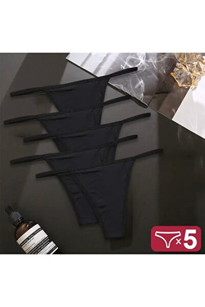 Oprah 5 Li Paket Esnek String Külot