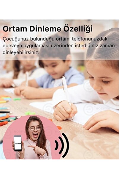 HERŞEY FIRSAT Btk Kayıtlı Smart Berry Kameralı Sim Kartlı Ve Hazıfa Kartlı Telefon Çocuk Akıllı Saat