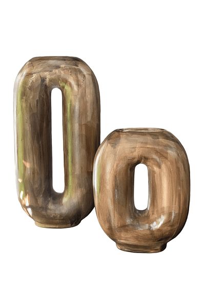 By Ari Ev Dekorasyon Ceramic Vase Set of Two - Vz313-4