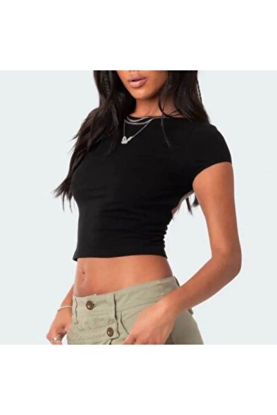 cropgezegeni Sırt Dekolteli Büstiyer Crop