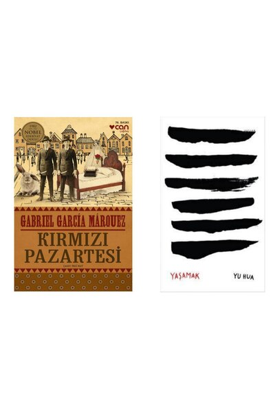 Can Yayınları Kırmızı Pazartesi Gabriel García Márquez    Yaşamak Yu Hua