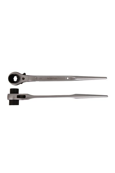 NORTIA 19X21 Model Double Sided and Pile Ratchet Socket Scaffold Wrench