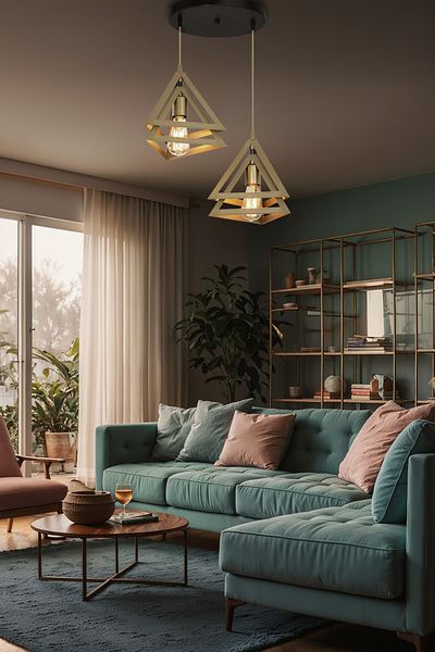 AG LightDesign Black Pendant Lamp Chandelier Bedroom Living Room Kitchen Hallway Modern Stylish Lamp