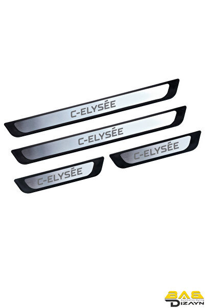 bab dizayn automotive styling Citroen C-Elysee Kapı Eşik Koruması 2012-2024 A...