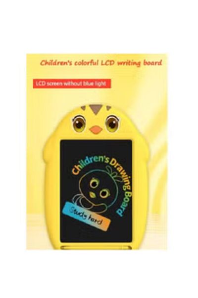 Generic Writing Tablet with LCD Screen Portable Electronic Yellow