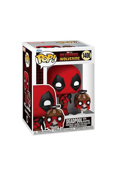 Funko Pop - Deadpool & Wolverine 2024 - Deadpool مع شخصية Headpool