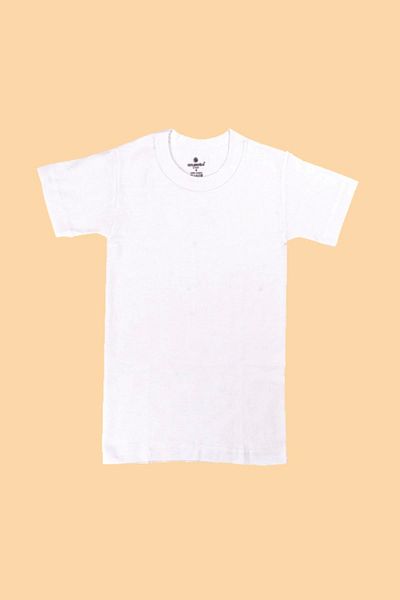 Ceylanoğlu Boys' Ribbed 0-Neck Undershirt, Pack of 6