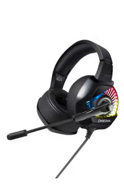 Onikuma LED Over-Ear Wired Gaming Headset