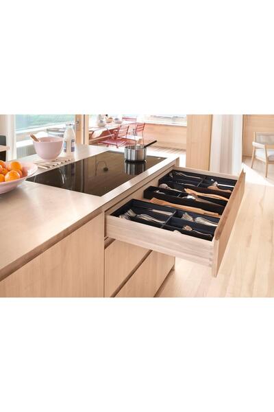Blum Ambia-line Çekmece İçi Kaşıklık Antrasit-mat Siyah 120 Cm. Modül Zc7s500...