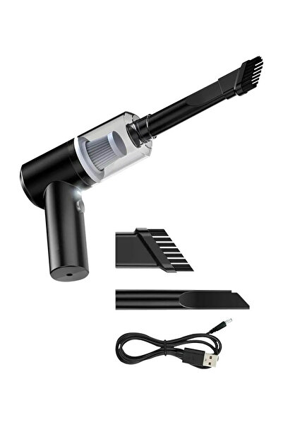 HASUBA Mini Vakumlu Type C Şarjlı Araç Süpürgesi El Süpürgesi Şarjlı Çok Fonksiyonlu 5500 Pa