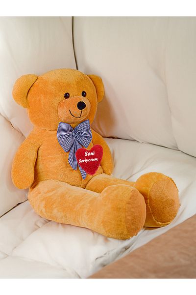 Princess Bear 160 Classic Plush Bear with Bow Tie – Large Size