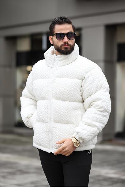 RHONES ERKEK DİK YAKA KIŞLIK ÖRME MONT