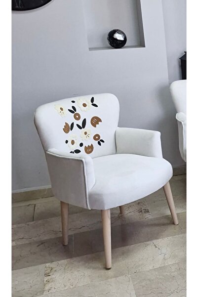 WATERYBROOK İnci Punch Berjer - Tekli Koltuk - Balkon, Kafe, Bahçe - Desenli