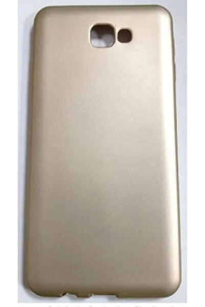 ERKAN Samsung Galaxy J7 Prime Uyumlu Gold Yumusak Kilif
