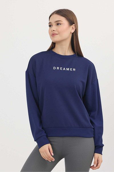 Rays 4004 Dreamer Broderie Detaliu Sweat Bleumarin