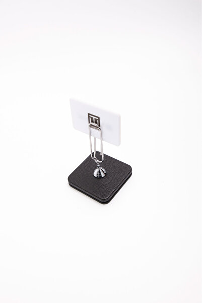 Turgut Office حامل ملاحظات جلدي بتفاصيل من الكروم