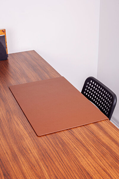 Turgut Office Δερμάτινο Τραπεζομάντιλο Τραπεζιού Μαύρο με Προστασία άκρων 60x40cm