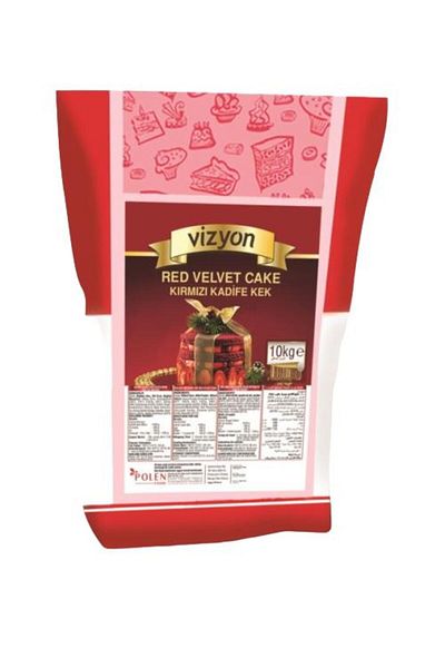 VİZYON 10 Kg. Red Vision Cake Mix Velvet